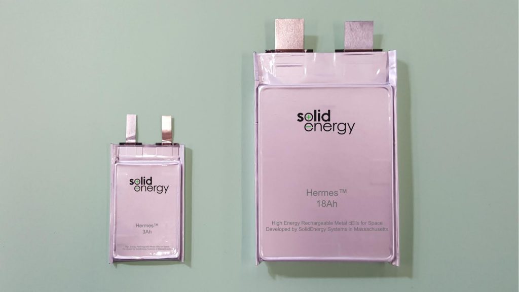 Hermes Batteries from Solid Energy